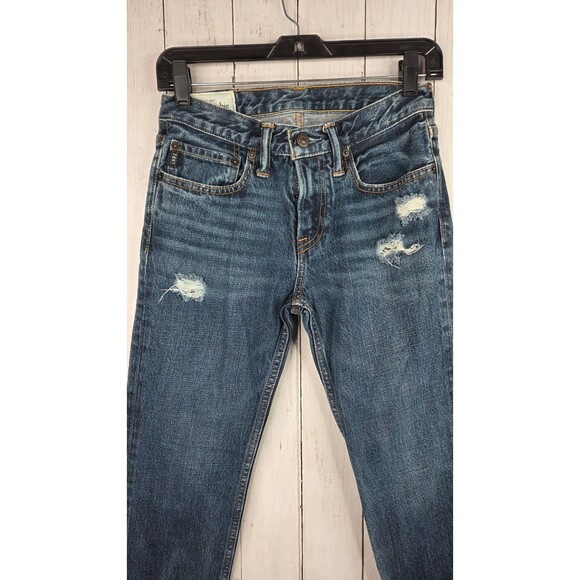 Abercrombie Kids Size 14 The A&F Skinny Blue Denim Jeans Youth EUC - Picture 2 of 13
